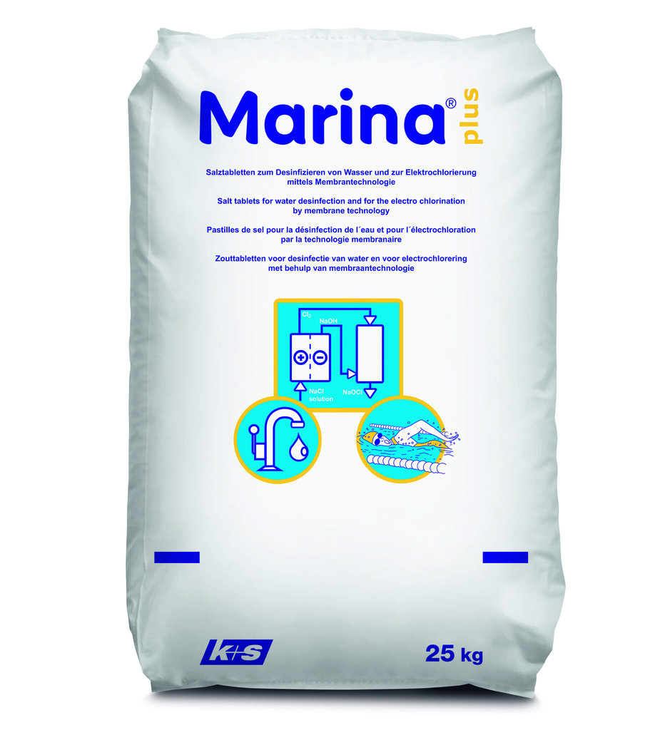 40 x 25kg MARINA® PLUS Elektrolysesalz-Poolsalz